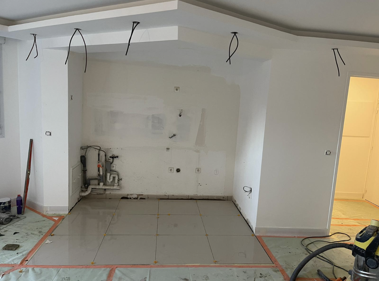 Cuisine en cours de rénovation